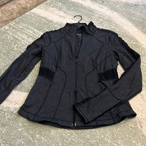 Charcoal Heather Zella Workout Jacket